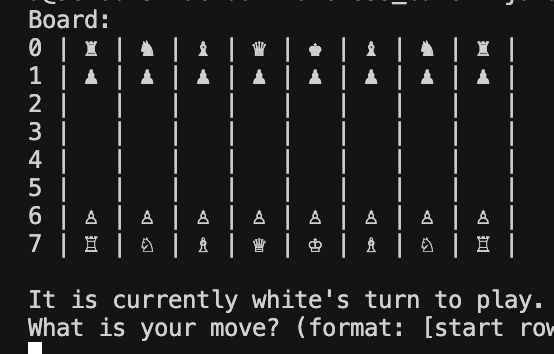 Chess Game Screenshot